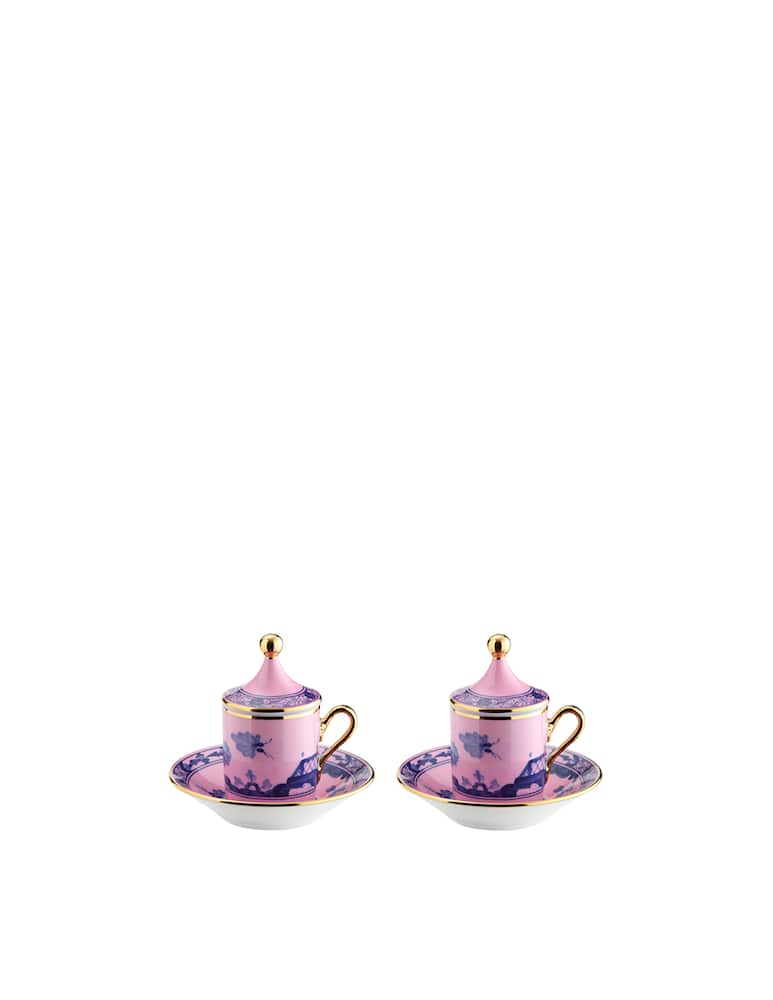 Ginori 1735 Set Caffè Per Due Oriente Italiano Azalea - immagine 1 Ginori 1735 Set Caffè Per Due Oriente Italiano Azalea - immagine 1