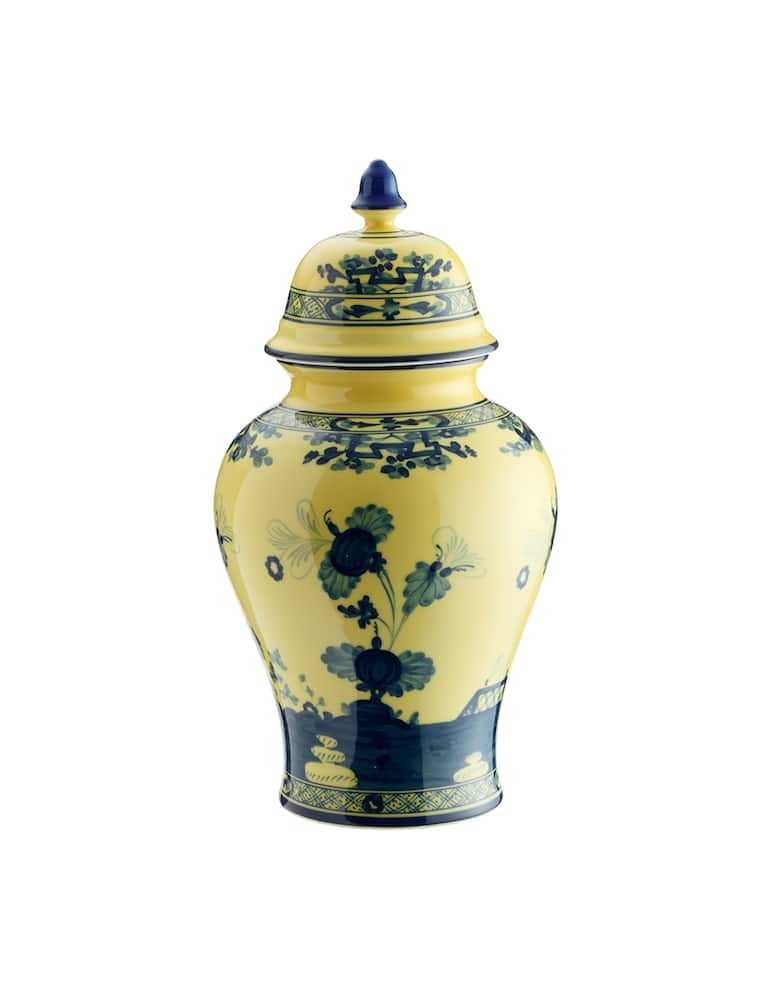 Ginori 1735 Vaso Potiche Piccolo Oriente Italiano Citrino - immagine 1 Ginori 1735 Vaso Potiche Piccolo Oriente Italiano Citrino - immagine 1