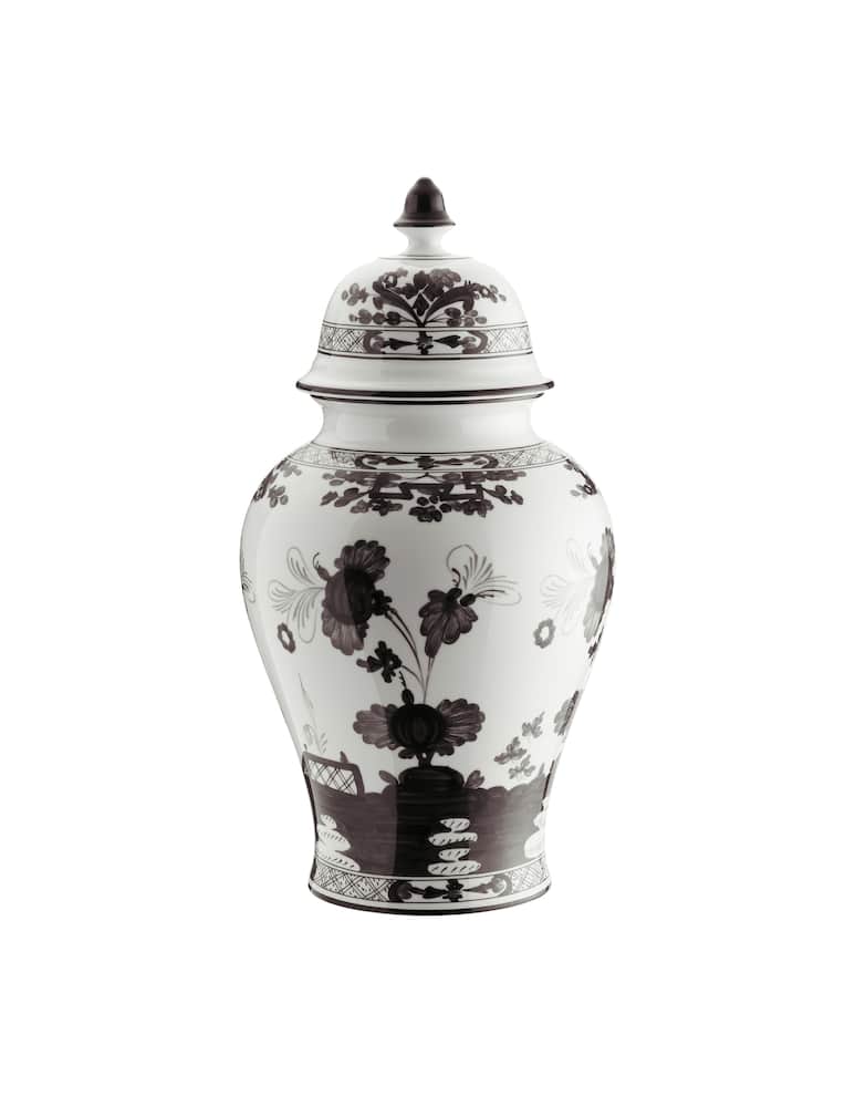 Ginori 1735 Small Potiche Vase Oriente Italiano Albus - picture 1 Ginori 1735 Small Potiche Vase Oriente Italiano Albus - picture 1