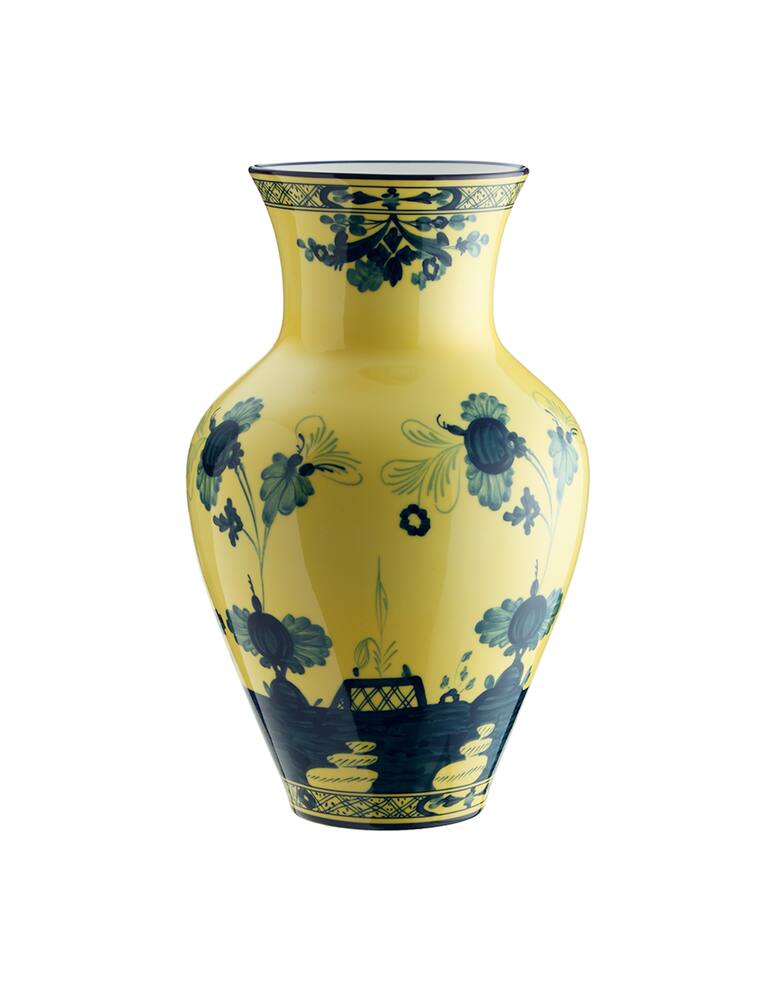 Ginori 1735 Vaso Ming Grande Oriente Italiano Citrino  - immagine 1