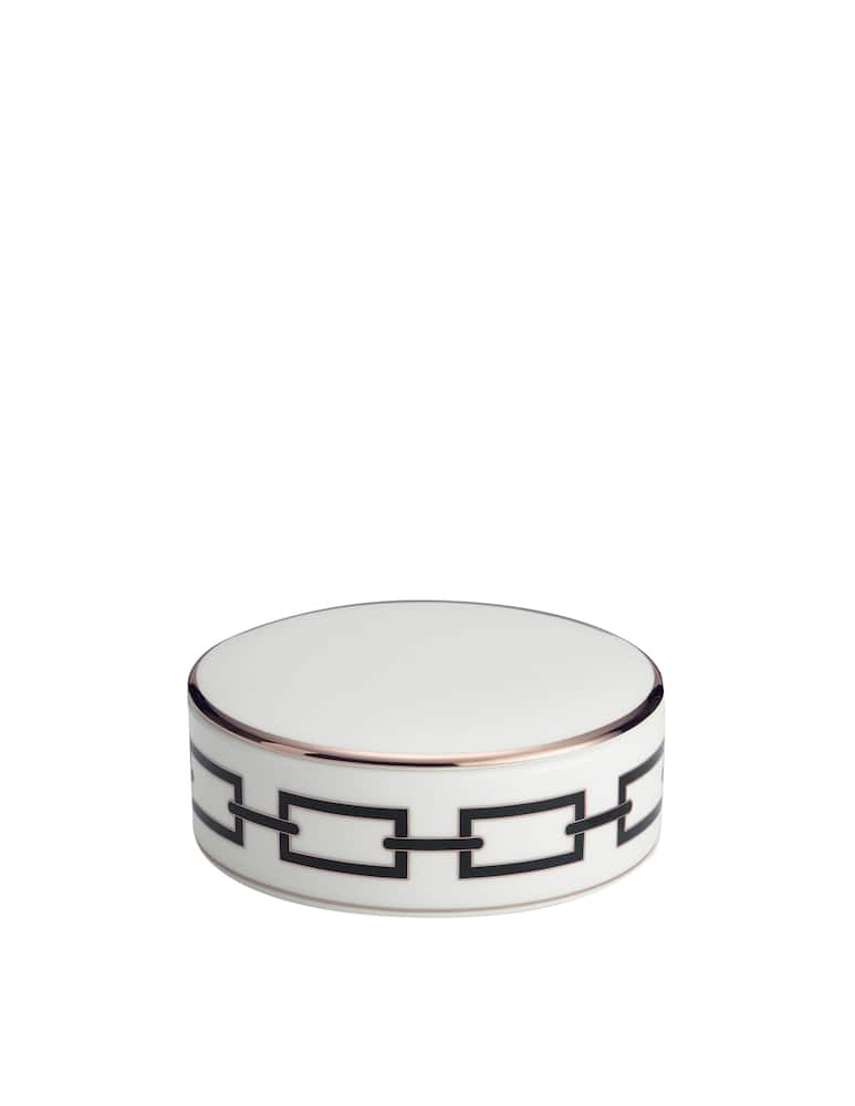 Ginori 1735 Round Box Catene Nero - picture 1 Ginori 1735 Round Box Catene Nero - picture 1