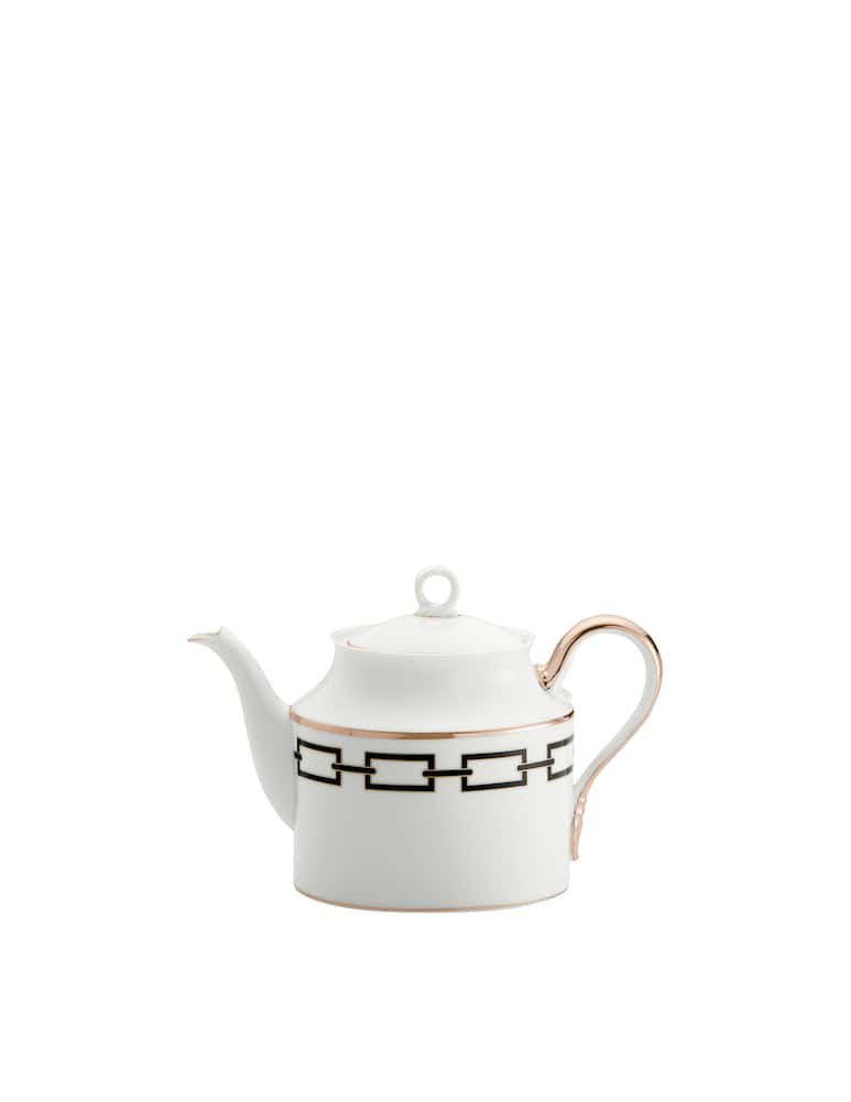 Ginori 1735 Teapot Catene Nero - picture 1 Ginori 1735 Teapot Catene Nero - picture 1