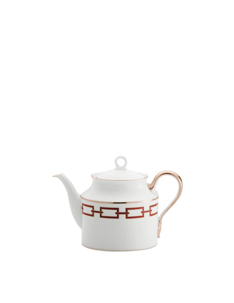 Ginori 1735 Teiera Catene Scarlatto - immagine 1 Ginori 1735 Teiera Catene Scarlatto - immagine 1