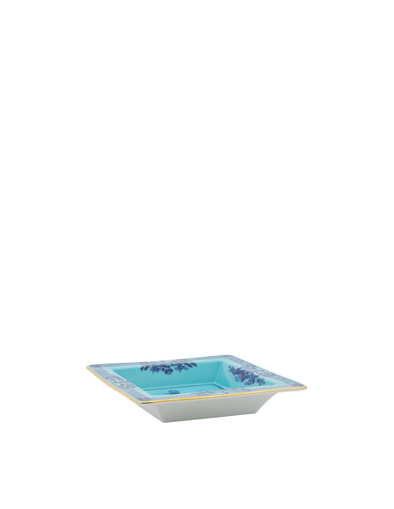 rinascente Ginori 1735 Svuotatasche Quadrato Piccolo Oriente Italiano Iris - Blu