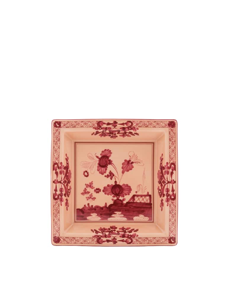 Ginori 1735 Svuotatasche Quadrato Grande Oriente Italiano Vermiglio - immagine 1 Ginori 1735 Svuotatasche Quadrato Grande Oriente Italiano Vermiglio - immagine 1