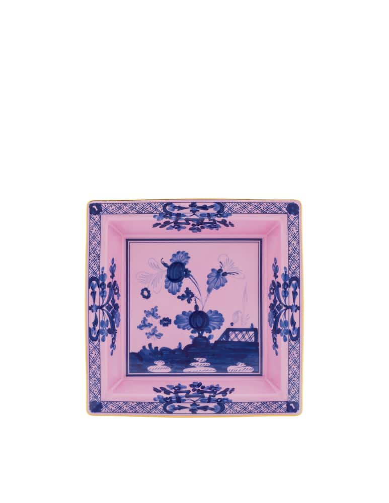 Ginori 1735 Svuotatasche Quadrato Grande Oriente Italiano Azalea - immagine 1 Ginori 1735 Svuotatasche Quadrato Grande Oriente Italiano Azalea - immagine 1