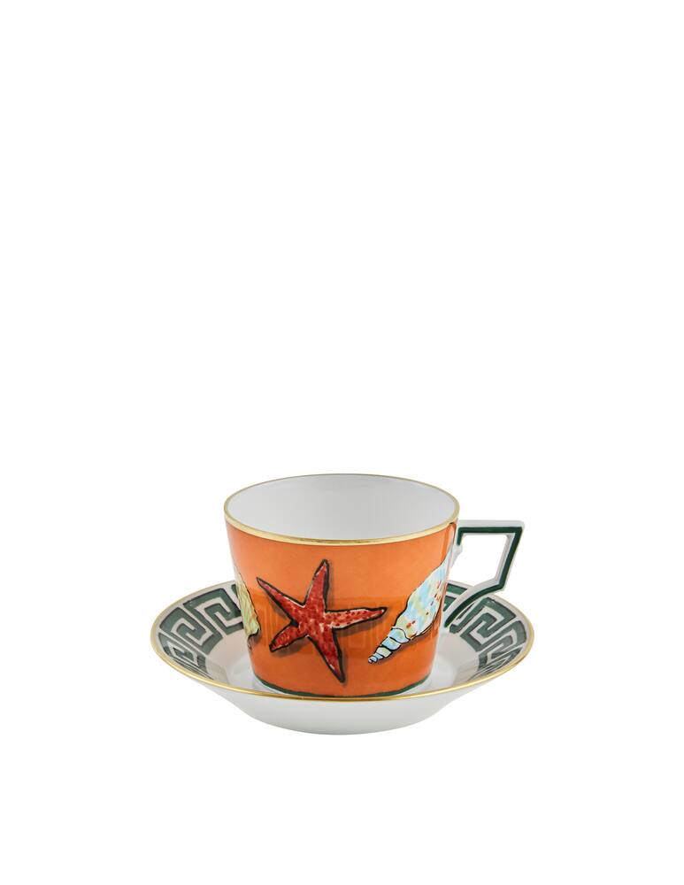 rinascente Ginori 1735 Set Di 2 Tazze Tè Con Piattino - Arancione