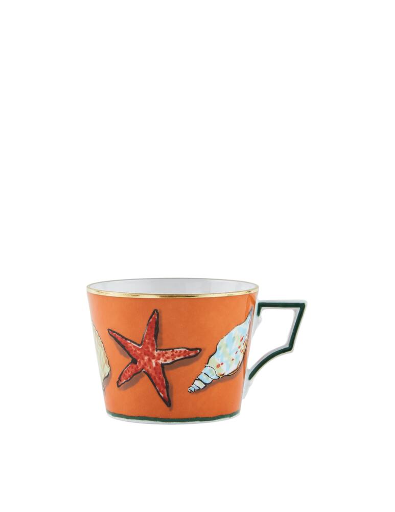 rinascente Ginori 1735 Set Di 2 Tazze Tè Con Piattino - Arancione