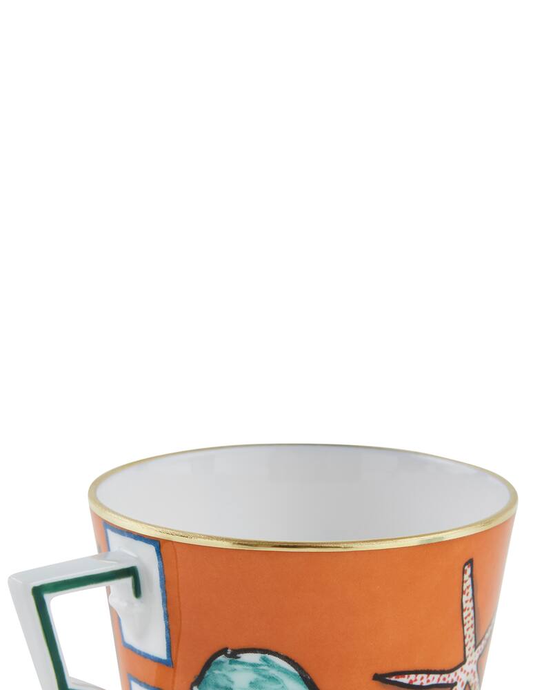 rinascente Ginori 1735 Set Di 2 Tazze Tè Con Piattino - Arancione