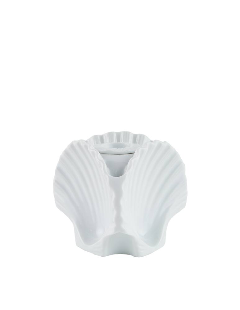 Ginori 1735 Vaso/Portacandela A 3 Conchiglie White - immagine 1 Ginori 1735 Vaso/Portacandela A 3 Conchiglie White - immagine 1