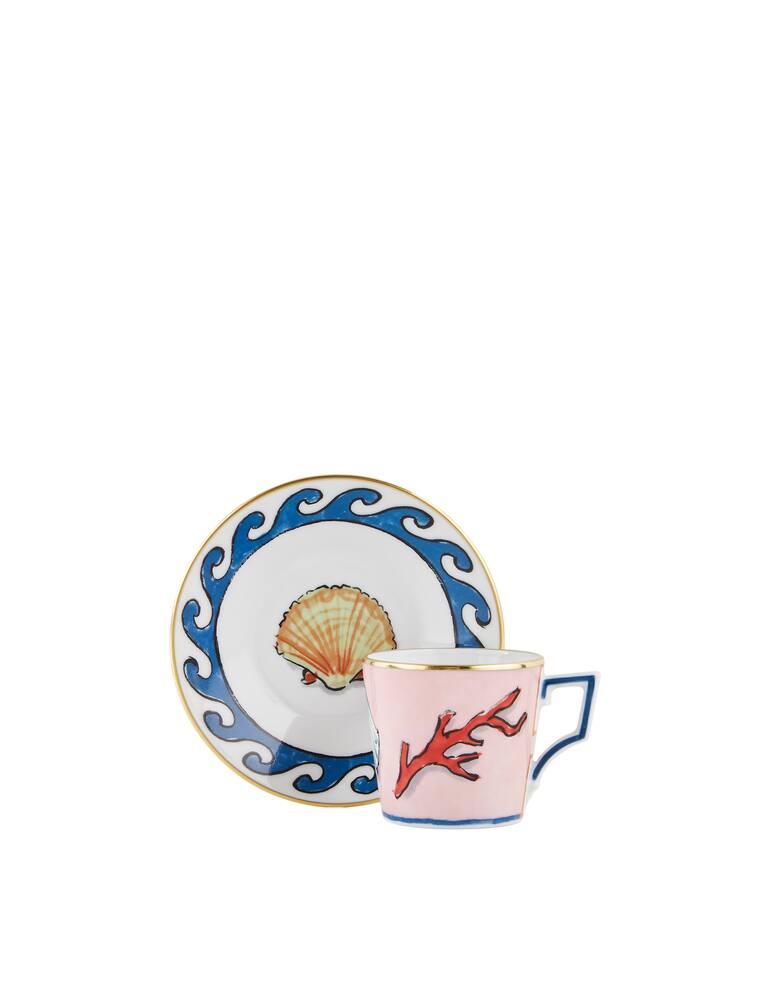 rinascente Ginori 1735 Set Di 2 Tazze Caffè Con Piattino - Rosa