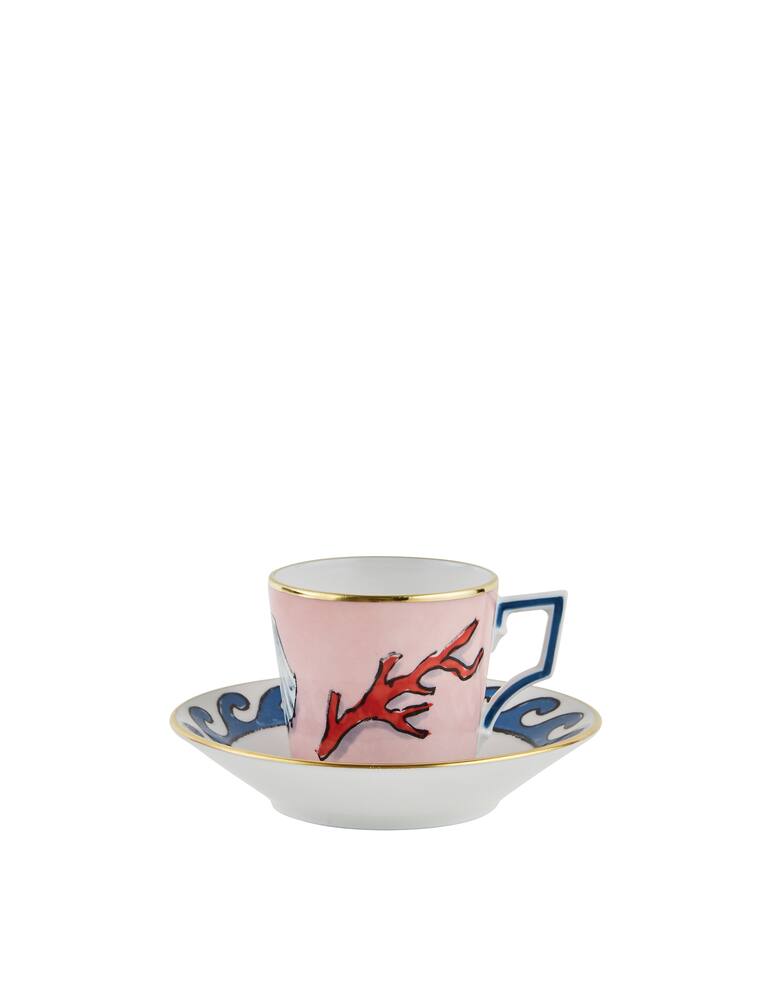 rinascente Ginori 1735 Set Di 2 Tazze Caffè Con Piattino - Rosa