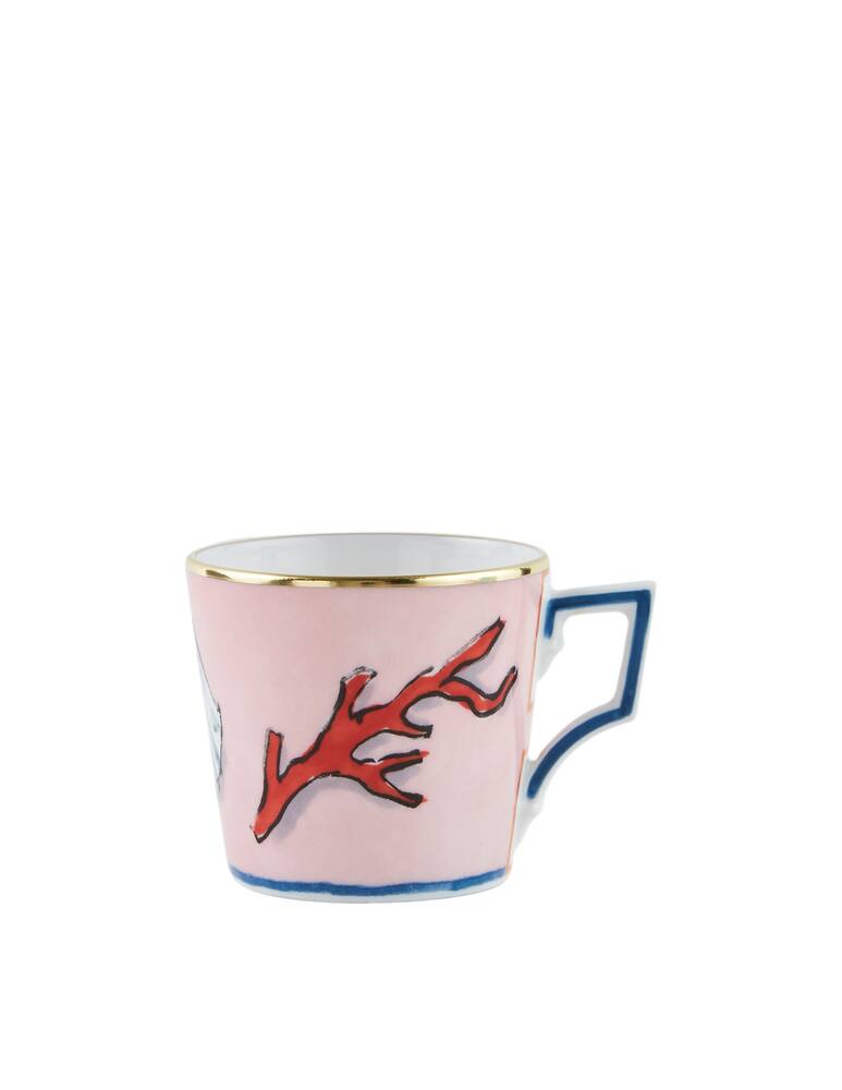 rinascente Ginori 1735 Set Di 2 Tazze Caffè Con Piattino - Rosa