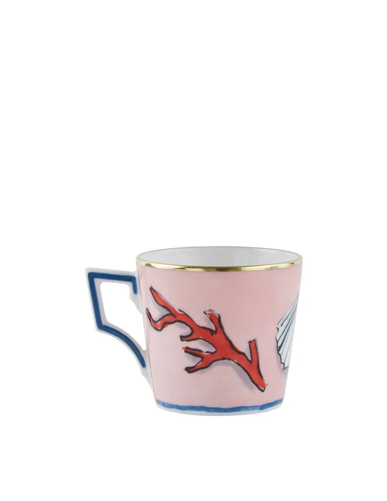 rinascente Ginori 1735 Set Di 2 Tazze Caffè Con Piattino - Rosa