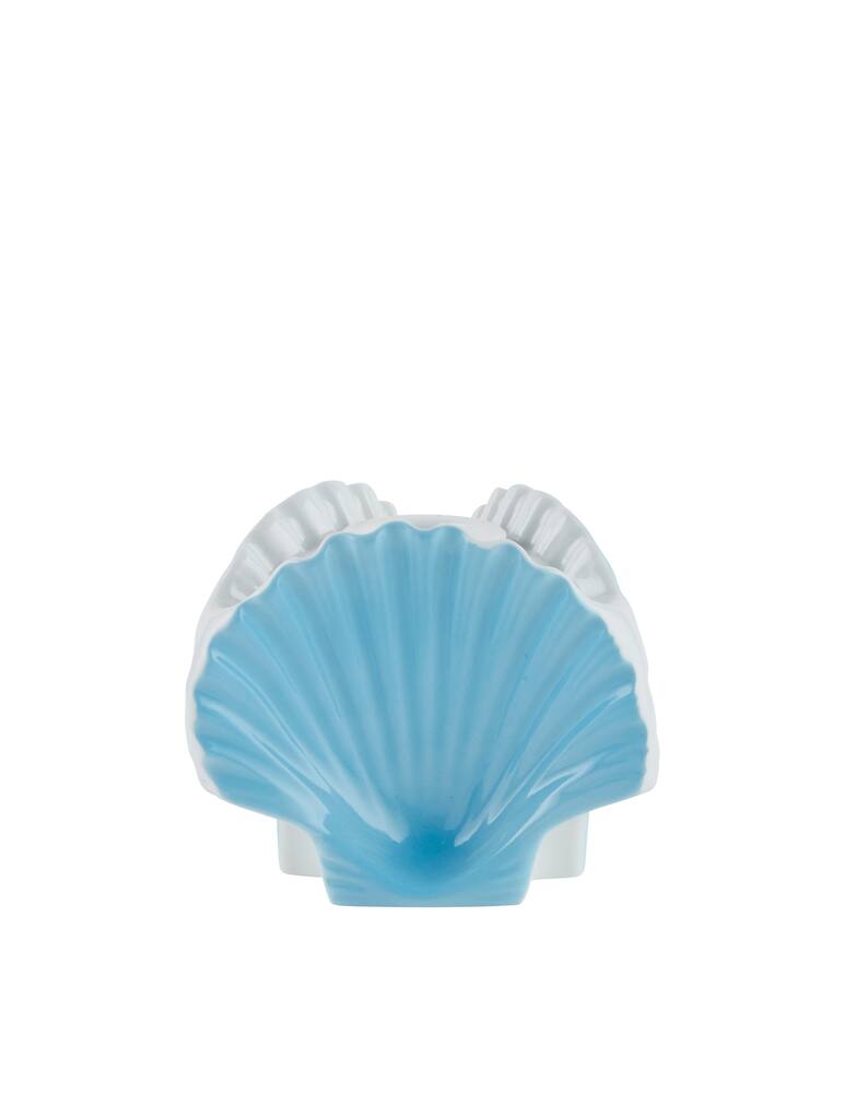 rinascente Ginori 1735 3 Shells Vase/Candleholder Sea Blue - Blue