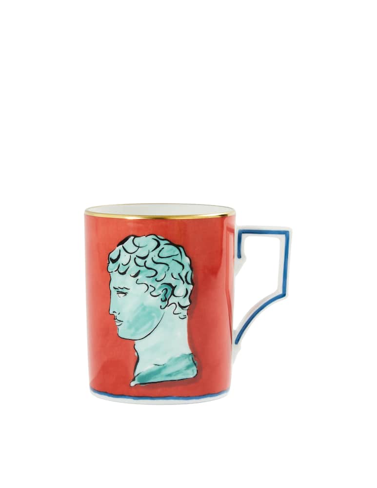 Ginori 1735 Mug Coral Red - immagine 1 Ginori 1735 Mug Coral Red - immagine 1