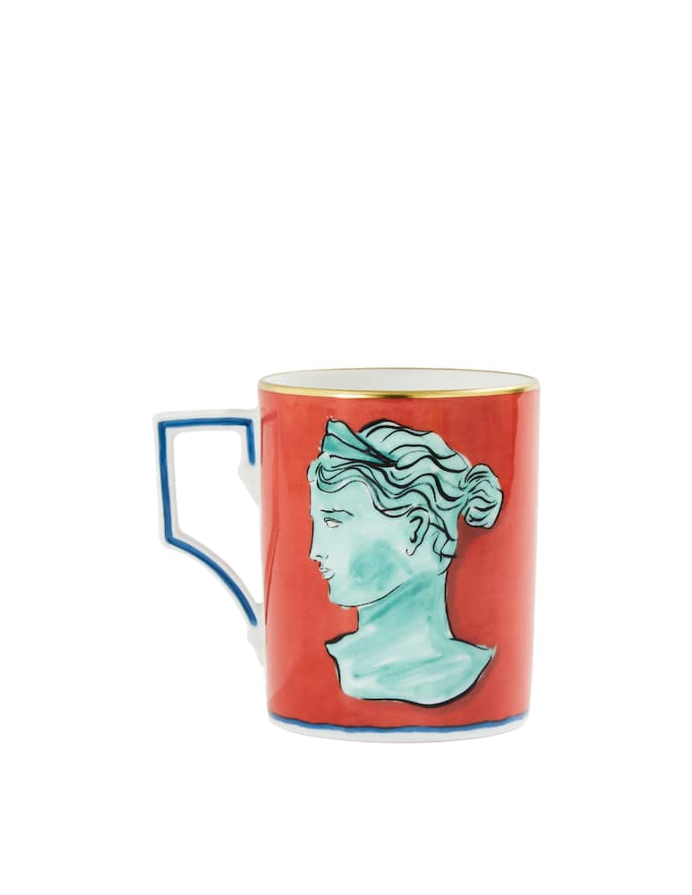 Ginori 1735 Mug Coral Red - immagine 2 Ginori 1735 Mug Coral Red - immagine 2