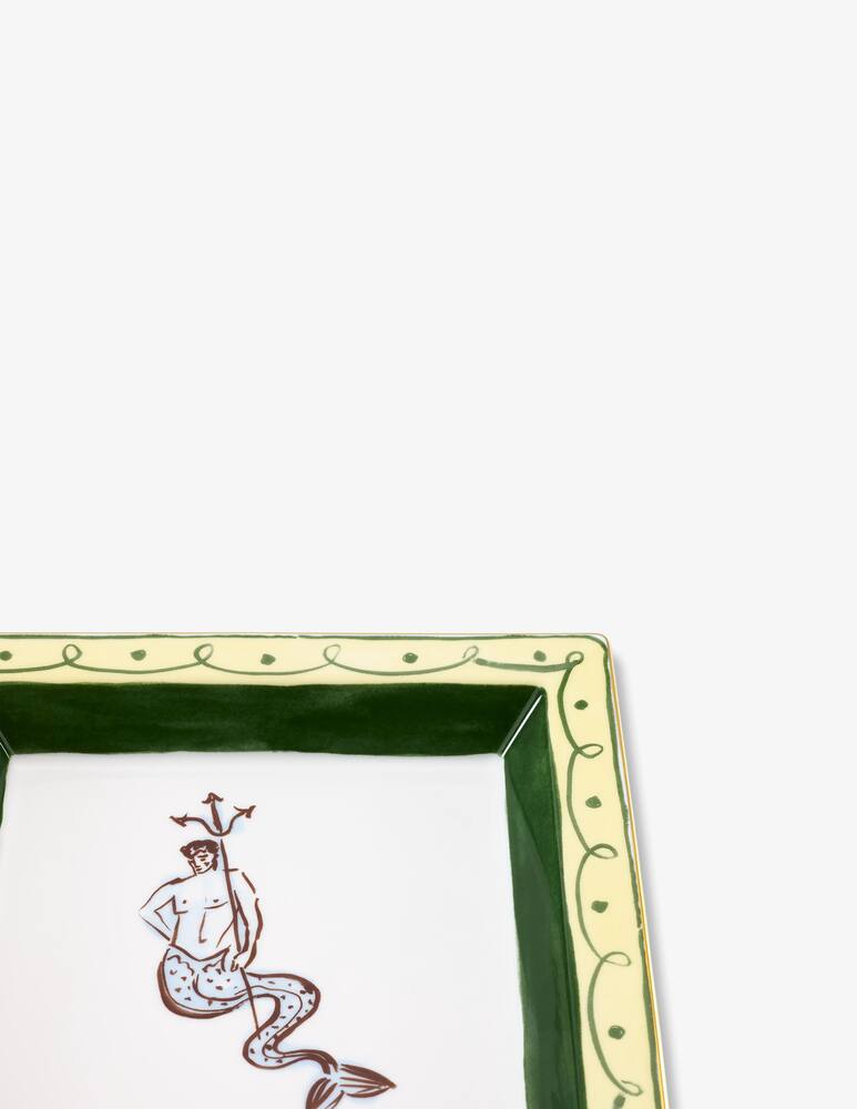 rinascente Ginori 1735 Large Square Change Tray Amalfi Lemon