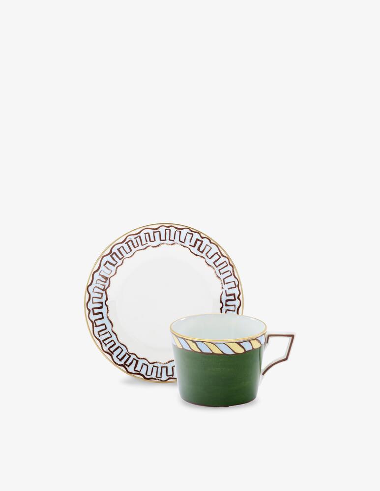 rinascente Ginori 1735 Servizio Da Tè Per Due Pine Green