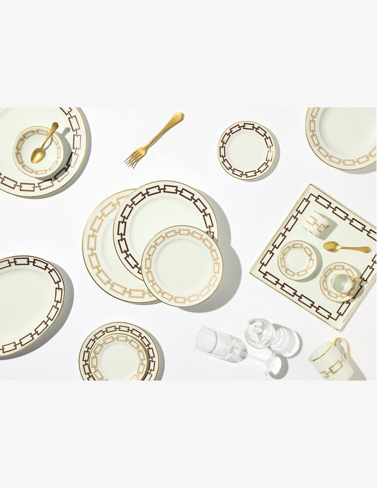 rinascente Ginori 1735 Piatto piano Catene Ebano