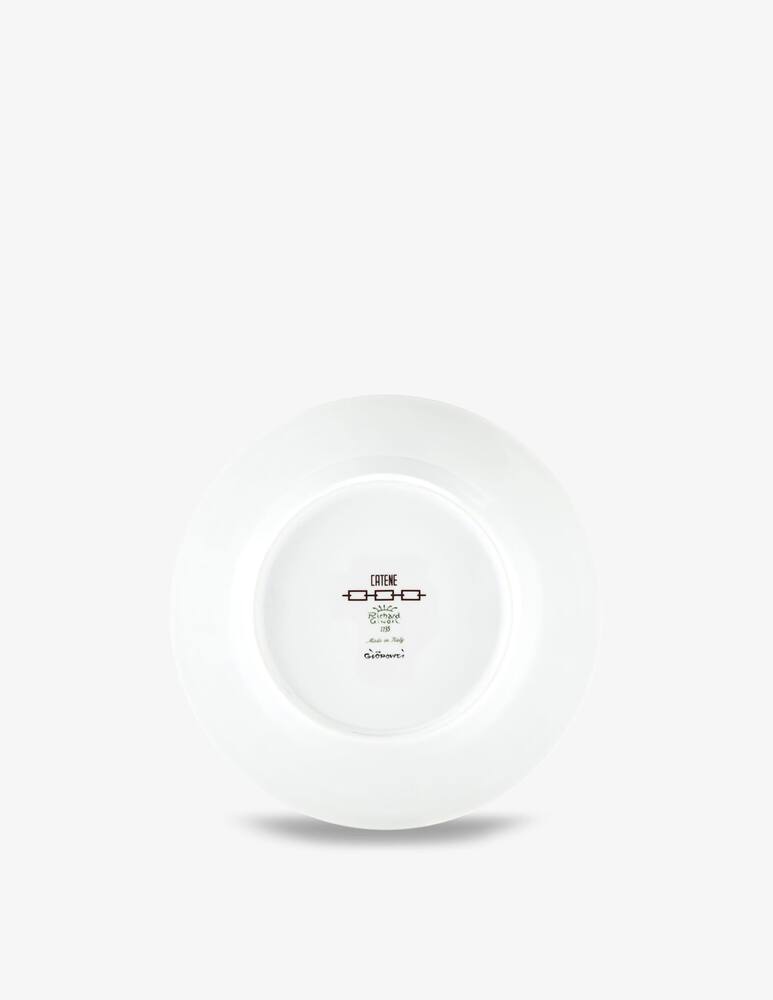 rinascente Ginori 1735 Piatto dessert Catene Ebano