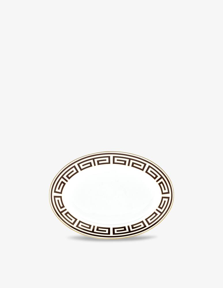 rinascente Ginori 1735 Vassoio ovale piccolo Labirinto Ebano