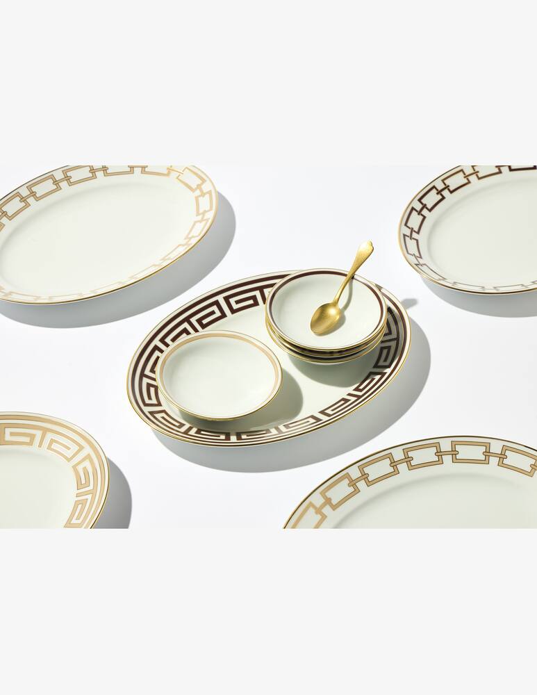 rinascente Ginori 1735 Vassoio ovale piccolo Labirinto Ebano