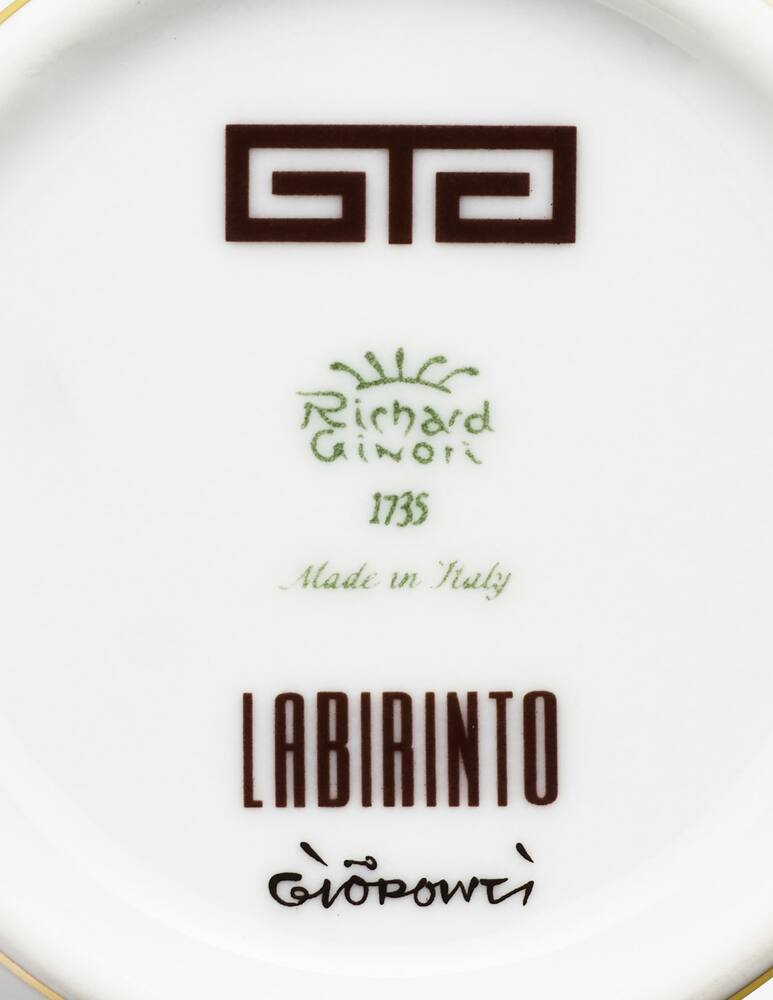 rinascente Ginori 1735 Coppetta Labirinto Ebano