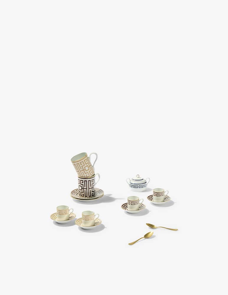 rinascente Ginori 1735 Tazza caffè Labirinto Cachemire