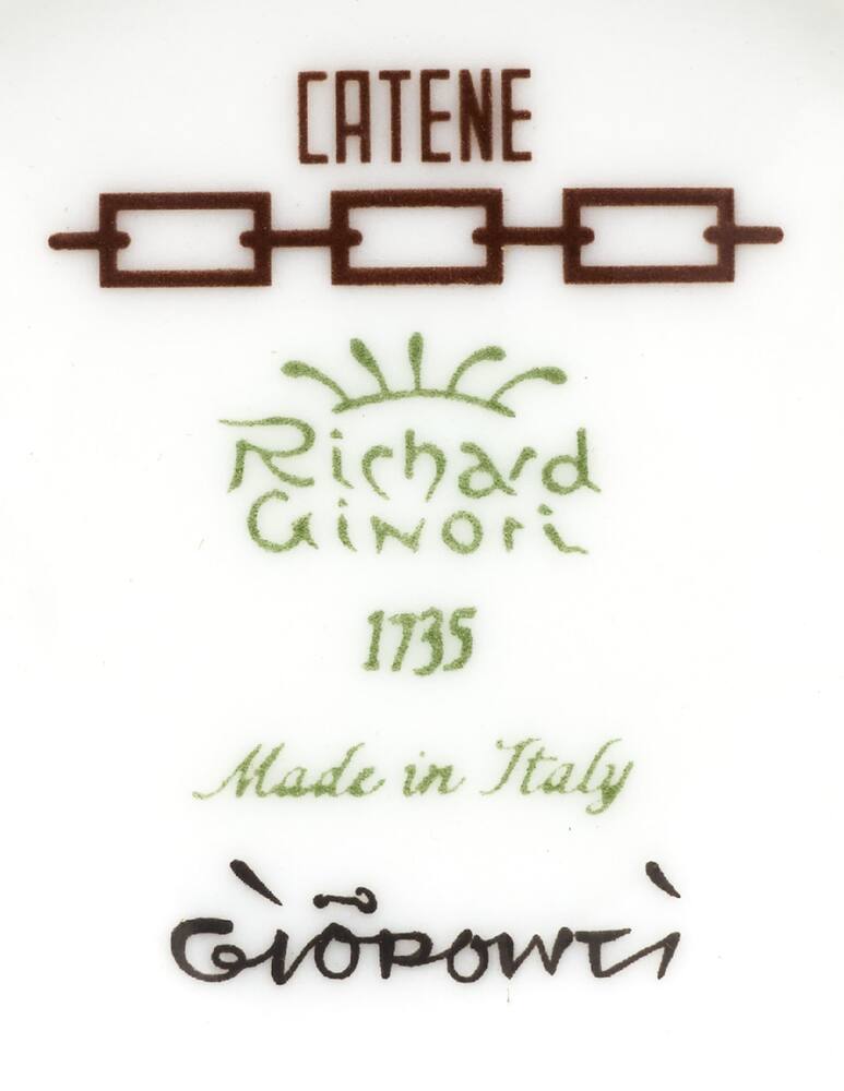 Ginori 1735 Tazza caffè Catene Ebano - immagine 5 Ginori 1735 Tazza caffè Catene Ebano - immagine 5