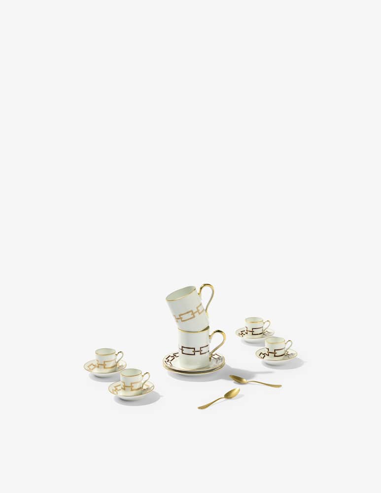 Ginori 1735 Tazza caffè Catene Cachemere - immagine 2 Ginori 1735 Tazza caffè Catene Cachemere - immagine 2