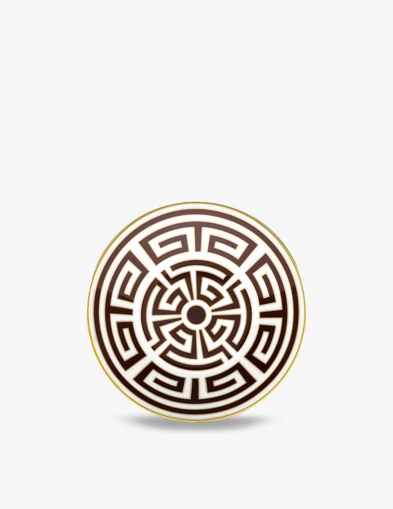 rinascente Ginori 1735 Piatto caffè Labirinto Ebano