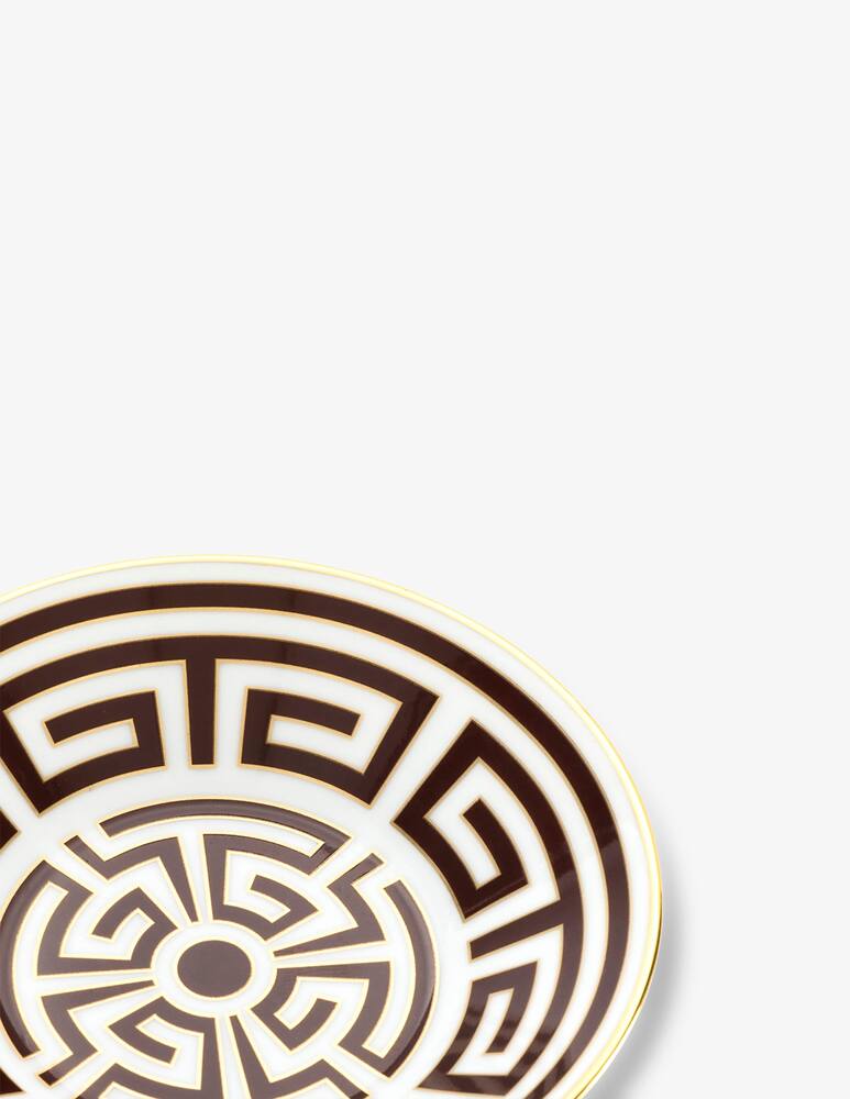 rinascente Ginori 1735 Piatto caffè Labirinto Ebano