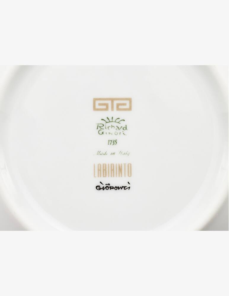rinascente Ginori 1735 Piatto caffè Labirinto Cachemire