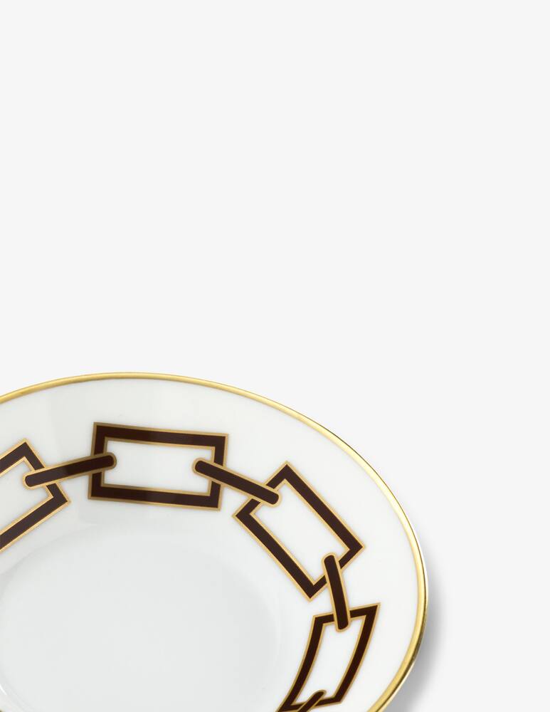 rinascente Ginori 1735 Piatto caffè Catene Ebano