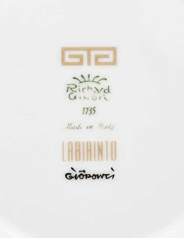 rinascente Ginori 1735 Piatto tè Labirinto Cachemire