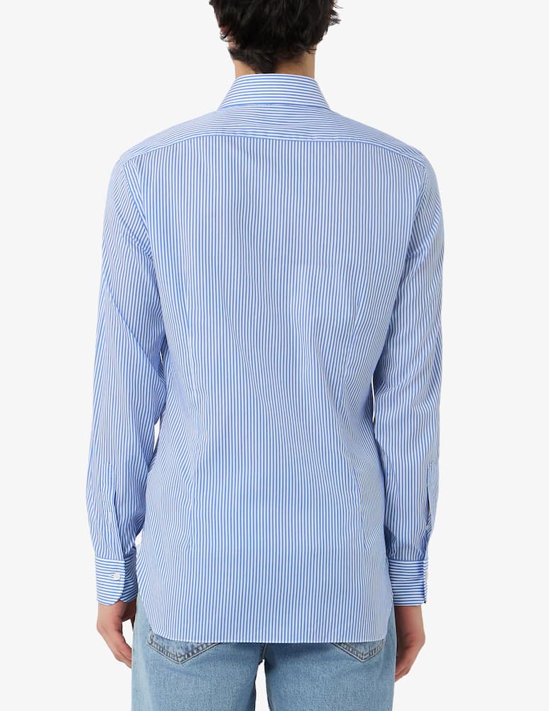 Barba Napoli Striped twill shirt - picture 3 Barba Napoli Striped twill shirt - picture 3