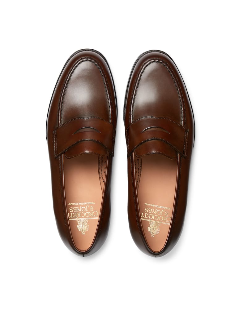 rinascente Crockett & Jones Leather Boston penny loafer