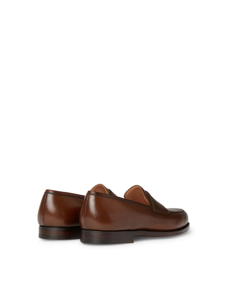 rinascente Crockett & Jones Leather Boston penny loafer