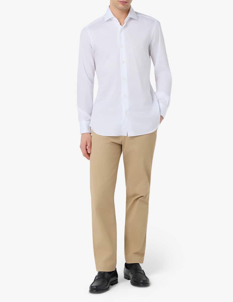 rinascente Barba Napoli Camicia in twill di cotone moodern fit