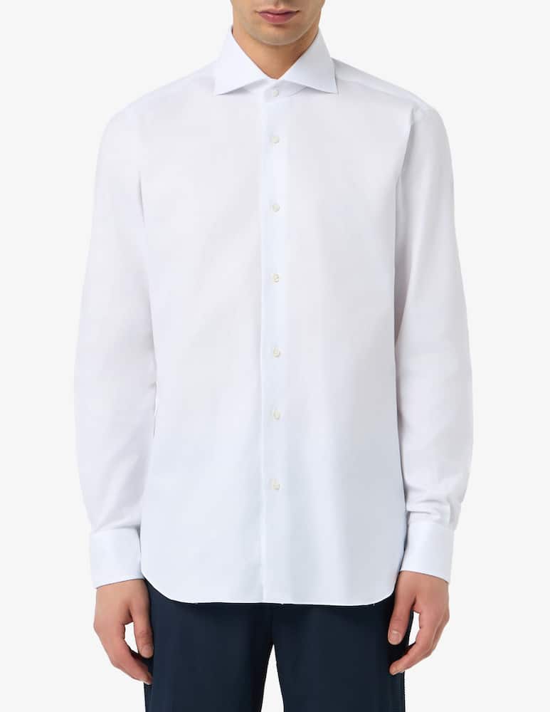 rinascente Barba Napoli Pinpoint long-sleeve shirt