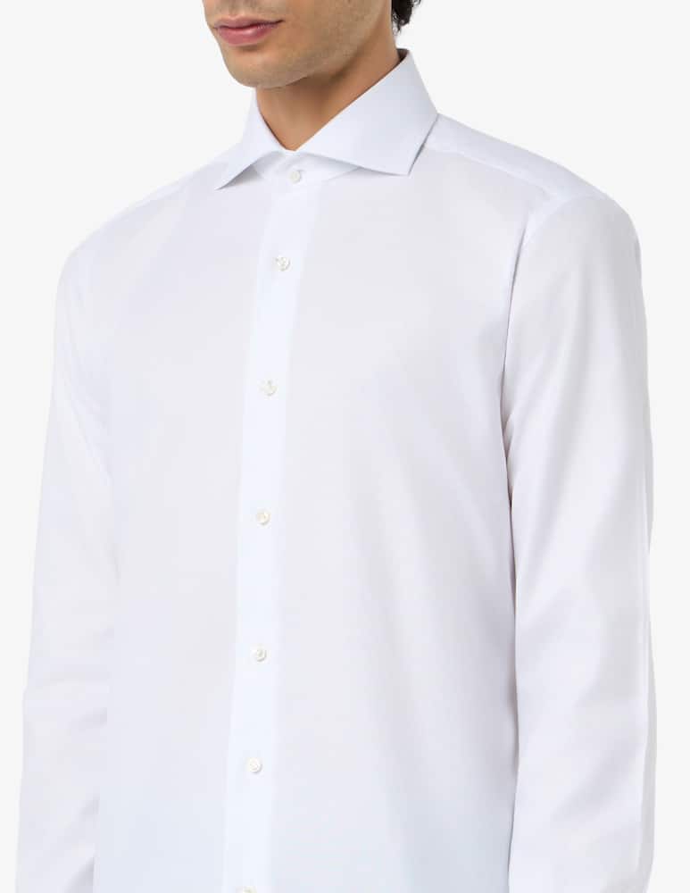 rinascente Barba Napoli Pinpoint long-sleeve shirt