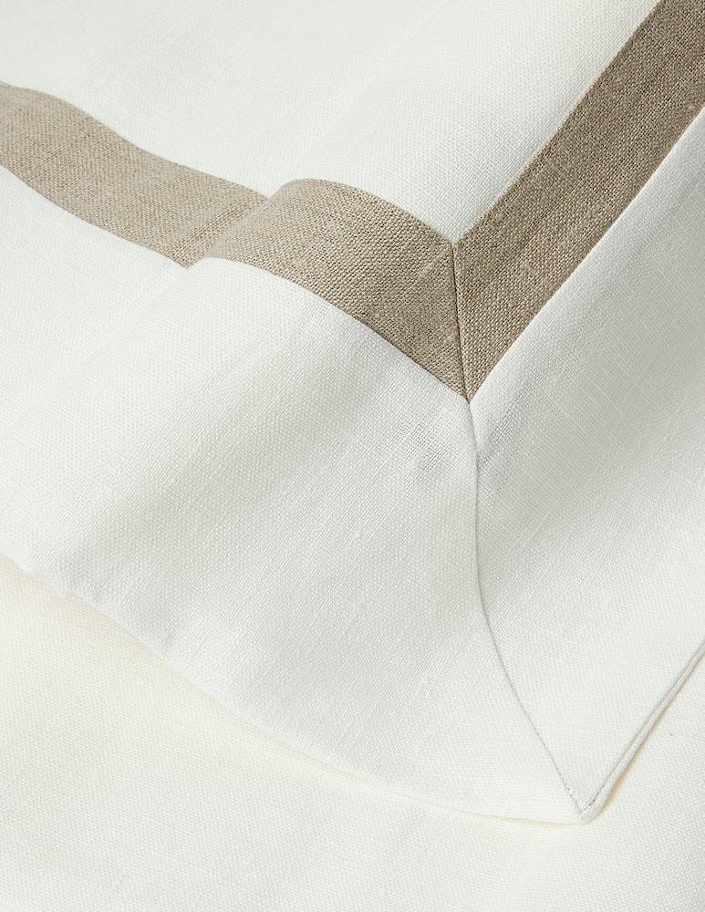 rinascente Biancoperla Cortina tovaglia 140x360 cm puro lino - Bianco