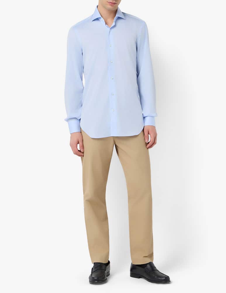 rinascente Barba Napoli Twill long sleeve shirt