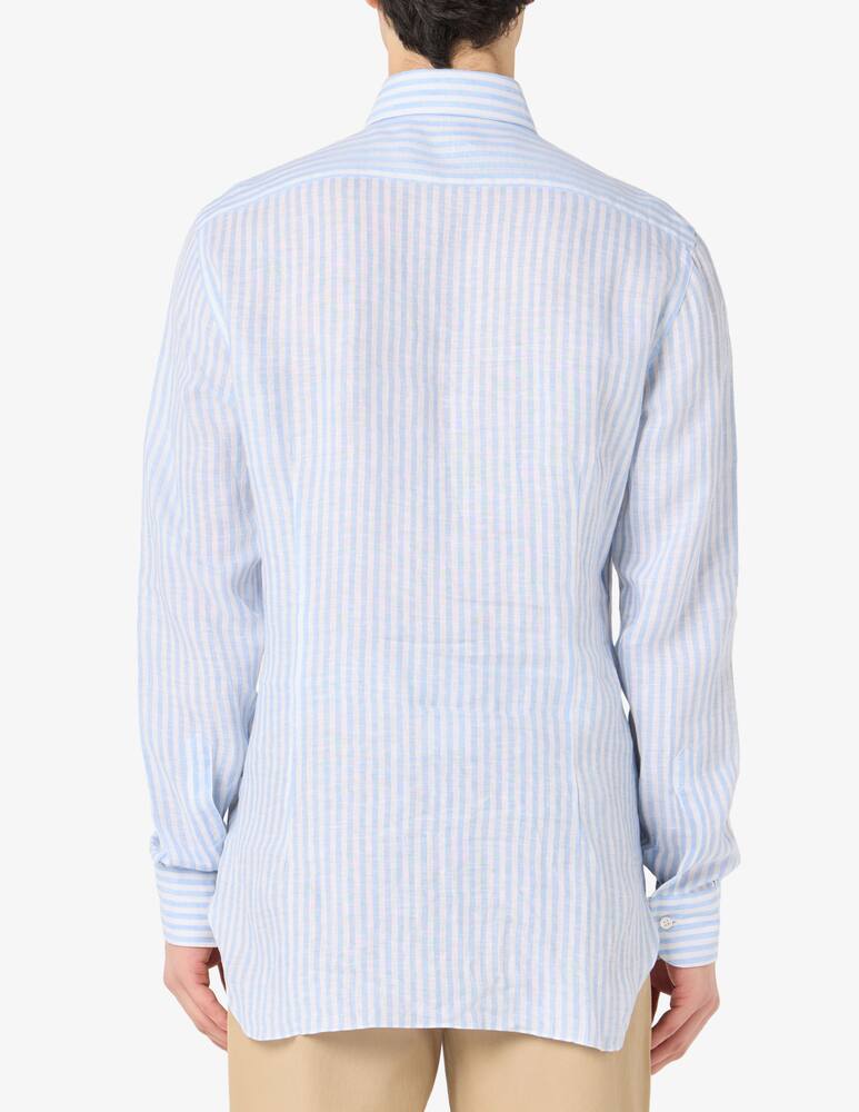 rinascente Barba Napoli Striped linen shirt