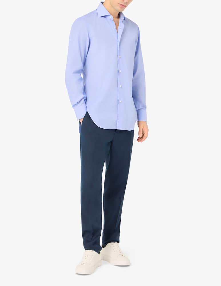 Barba Napoli Fil-a-fil long sleeve shirt - picture 2