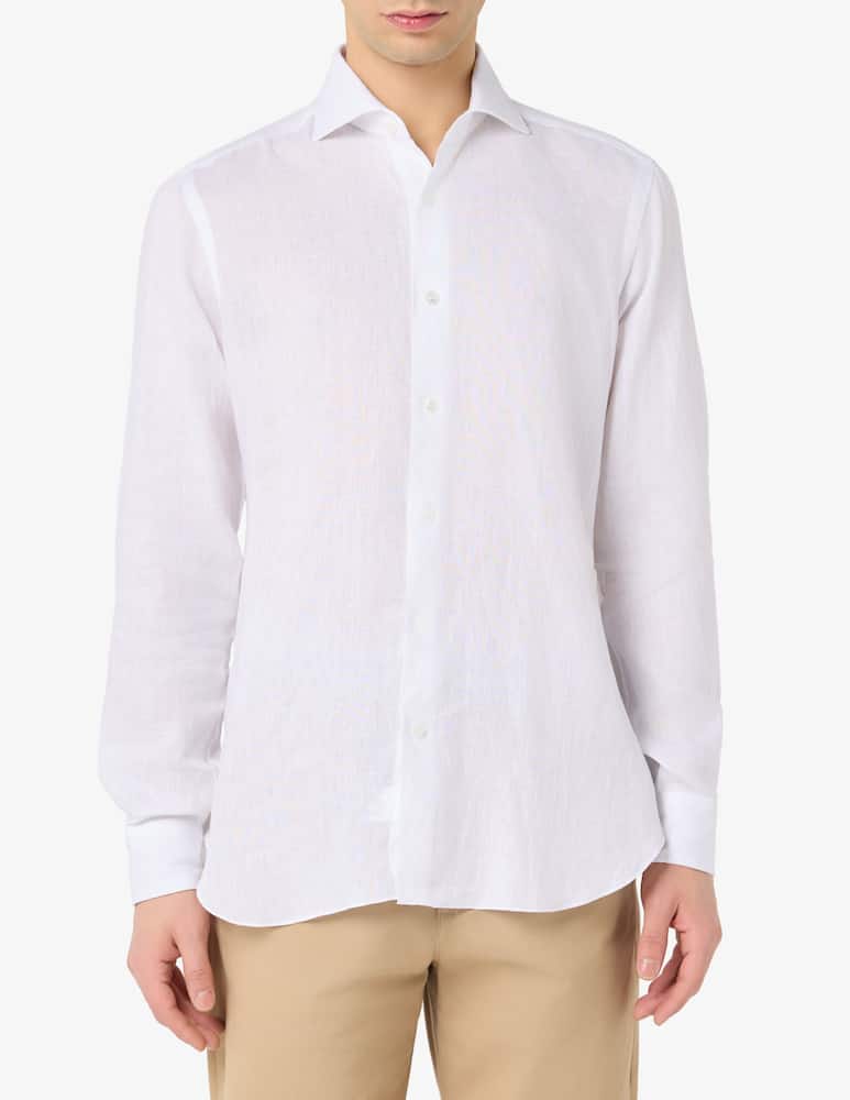 rinascente Barba Napoli Linen long sleeve shirt