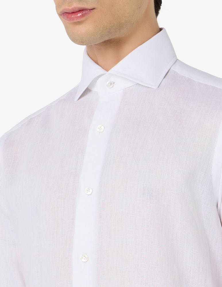 rinascente Barba Napoli Linen long sleeve shirt