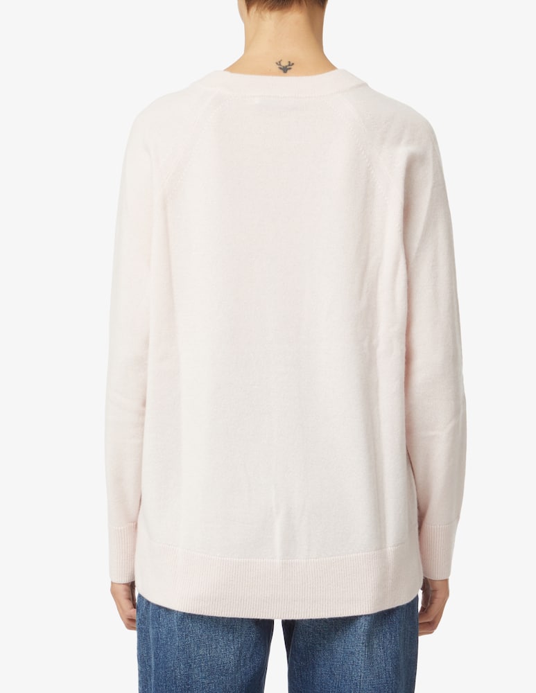 rinascente Pure Cashmere Long-sleeved over turtleneck - Pink