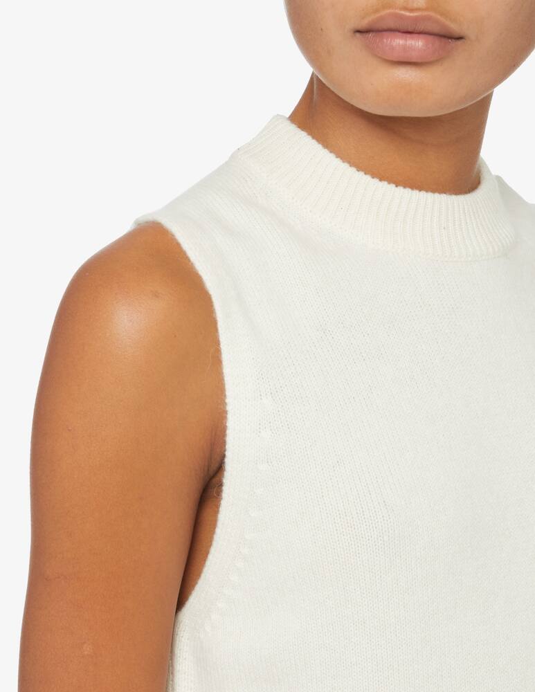 rinascente Pure Cashmere Sleeveless vest - White
